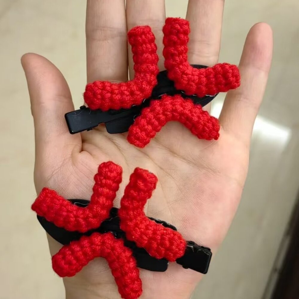 Handmade braided hair clips, unique design, add personalized charm